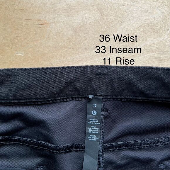 Lululemon ABC Pants 36 Black Athleisure Casual Workwear Sportswear Commission - Picture 5 of 9